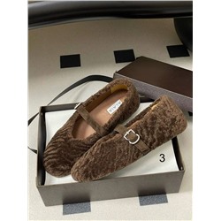 Женские меховые туфли в стиле Мэри Джейн  Alai*a