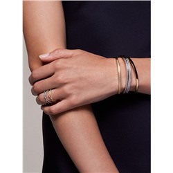 MICHAEL KORS Precious Metal-Plated Sterling Silver Pavé Nesting Cuff
