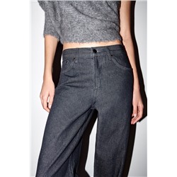ZW COLLECTION STRAIGHT-LEG HIGH-WAIST FULL LENGTH JEANS