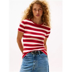 Stripe Crewneck T-Shirt