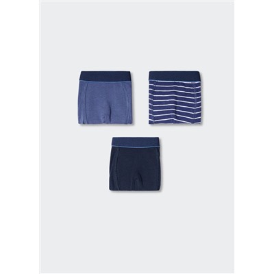 Pack 3 bóxers combinados -  Niño | MANGO OUTLET España