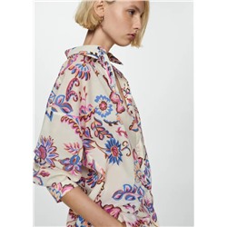 Camisa fluida estampado floral
