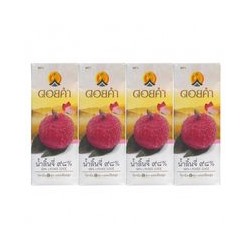 Натуральный 98% сок личи от Doi Kham 4 пачки по 200 мл / Doi Kham 98% Lychee Juice 4pcs*200ml