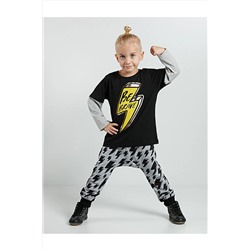 Denokids Sarı Şimşek Erkek Çocuk Pantolon Takım CFF-19S1-031