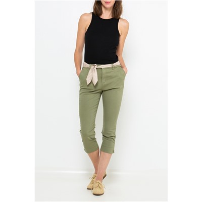 Pantalón recto Verde