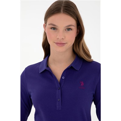 Kadın Mor Basic Sweatshirt