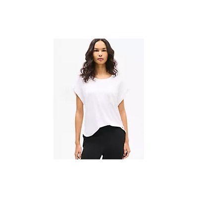Dolman-Sleeve Crewneck Pocket T-Shirt