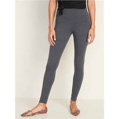 High-Waisted Jersey Leggings For Women