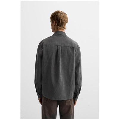 CAMISA RAYAS MEZCLA LYOCELL