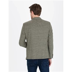 Haki Slim Fit Ceket