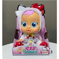 Настоящая новая плачущая кукла American CryBabie*s пользуется огромной популярностью за рубежом! Умеет издавать звуки, плакать и лить слезы. 30 см