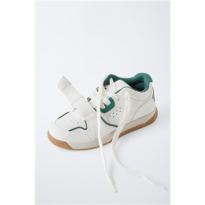 MULTI-PIECE HIGH-TOP SNEAKERS