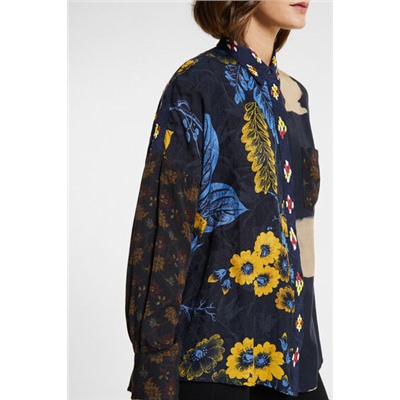 Camisa oversize estampada