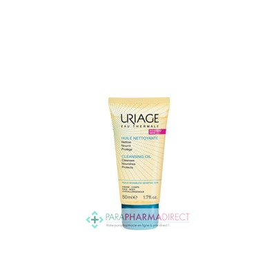 Uriage Huile Lavante Peaux Sensibles 50ml Format Voyage