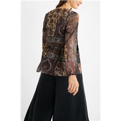 Camiseta evasé boho