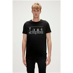 Bad Bear, Feel You T-shirt Siyah Baskılı Erkek Tişört