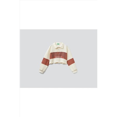 United Colors of Benetton California Baskılı Polo Yaka T-shirt 222A3BPDC300M-036