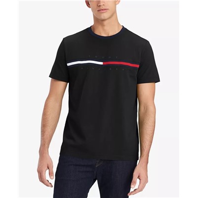 TOMMY HILFIGER Men's Big & Tall Tino Logo Short Sleeve T-Shirt