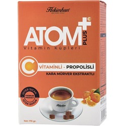 Чай прессованный "Hekimhan" АТОМ+ с витамином С 150 гр 1/24 коробка