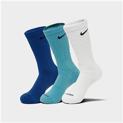 NIKE EVERYDAY PLUS CUSHIONED TRAINING CREW SOCKS (3-PACK)
