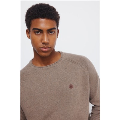 Jersey liso cuello rulo