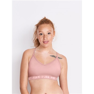 PINK ULTIMATE LIGHTLY LINED SPORTS BRA