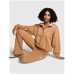 Ivy Fleece Split-Hem Flare Sweatpants