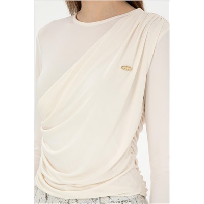 Kadın Krem Sweatshirt