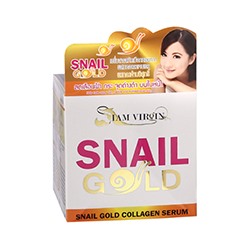 Лифтинг-серум для лица Snail Gold Collagen от Siam Virgin 50 мл / Siam Virgin Snail Gold Collagen Serum 50 ml