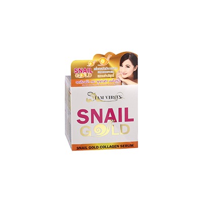 Лифтинг-серум для лица Snail Gold Collagen от Siam Virgin 50 мл / Siam Virgin Snail Gold Collagen Serum 50 ml