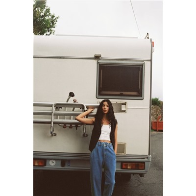 Z1975 HIGH-WAIST BAGGY PAPERBAG JEANS