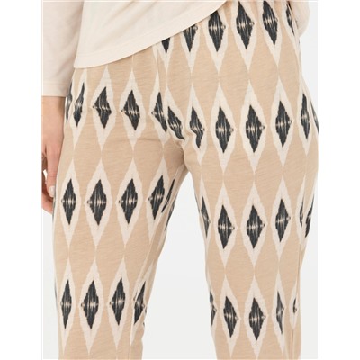 Bej Pijama Takımı