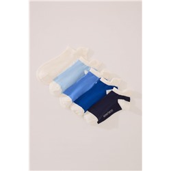 Pack 5 calcetines cortos deportivos azules