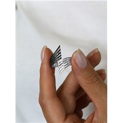 Кольцо из серебра с натуральной шпинелью родированное 925 пробы К-7618р416