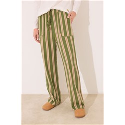 Pantalón largo viscosa rayas