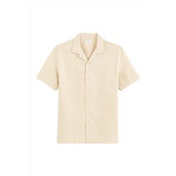Camisa de lino - Beige