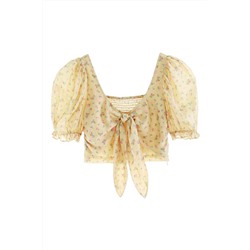 Crop top Amarillo