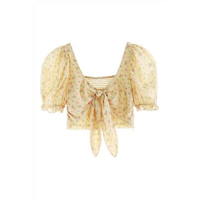 Crop top Amarillo