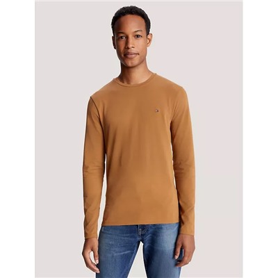 TOMMY HILFIGER SLIM FIT STRETCH LONG-SLEEVE T-SHIRT