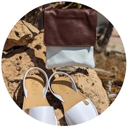 AB. Zapatos 320 blanco+Pelle 905 (220) Blanco-Marron АКЦИЯ