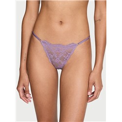 Dream Angels Lace-Trim V-String Panty