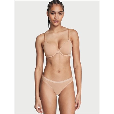 Stretch Cotton Thong Panty