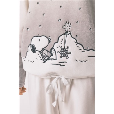 Pijama largo polar suave Snoopy