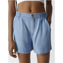 LIGHTWEIGHT DENIM SHORTS