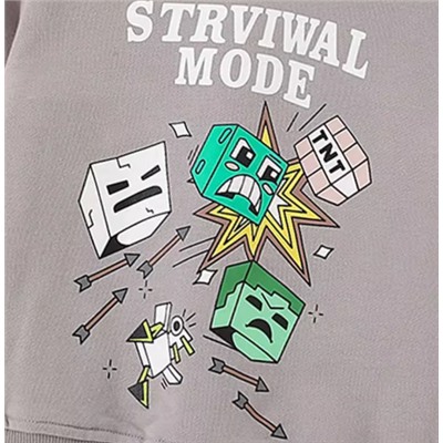 Толстовка для мальчиков. Хлопок 80%