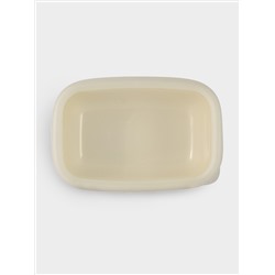 Лоток гастрономический, 0,5 л, 16x11x6,5 см, эмалированный, с крышкой, Прованс