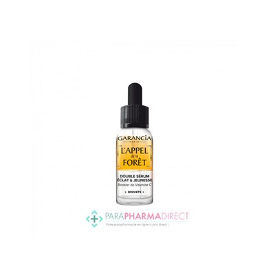 Garancia L'Appel de la Forêt Double Sérum Eclat et Jeunesse Booster de Vitamine C 8ml Format Découverte 15 jours