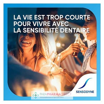 Sensodyne Répare & Protège - Menthe Fraîche - Dentifrice - LOT de 2x75 mlLot  × 2