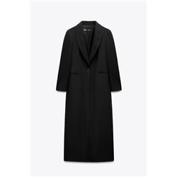 LONG SINGLE-BUTTON COAT