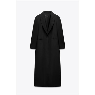 LONG SINGLE-BUTTON COAT